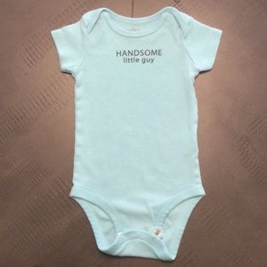 Carter’s Short Sleeve Onesie w/ Overlap Shoulder